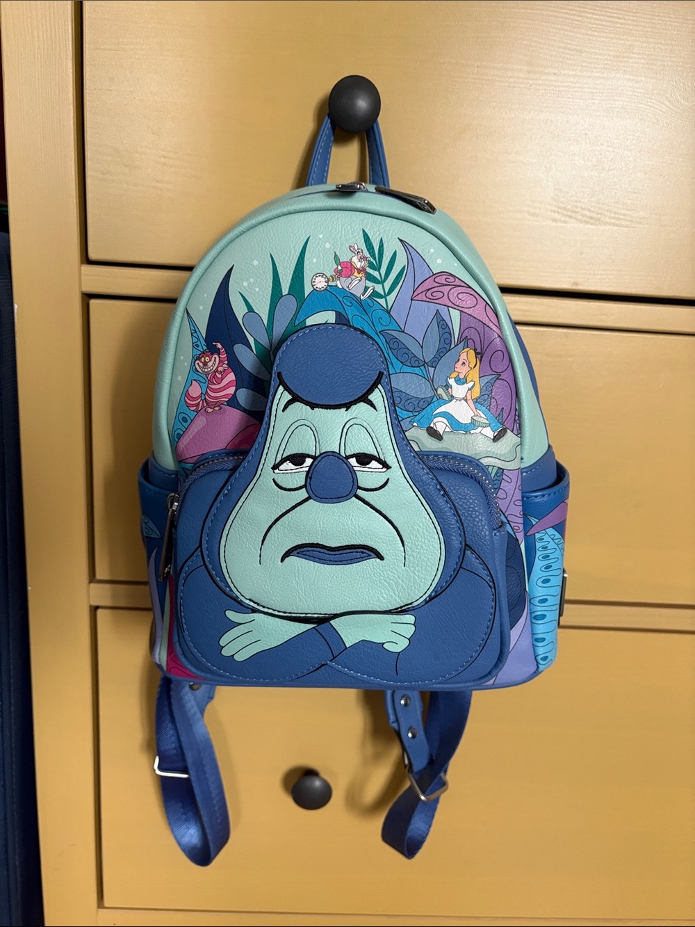 Loungefly Blue & Teal Alice in Wonderland Caterpillar Mini Backpack